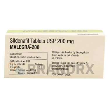 Malegra 200 mg Sunrise